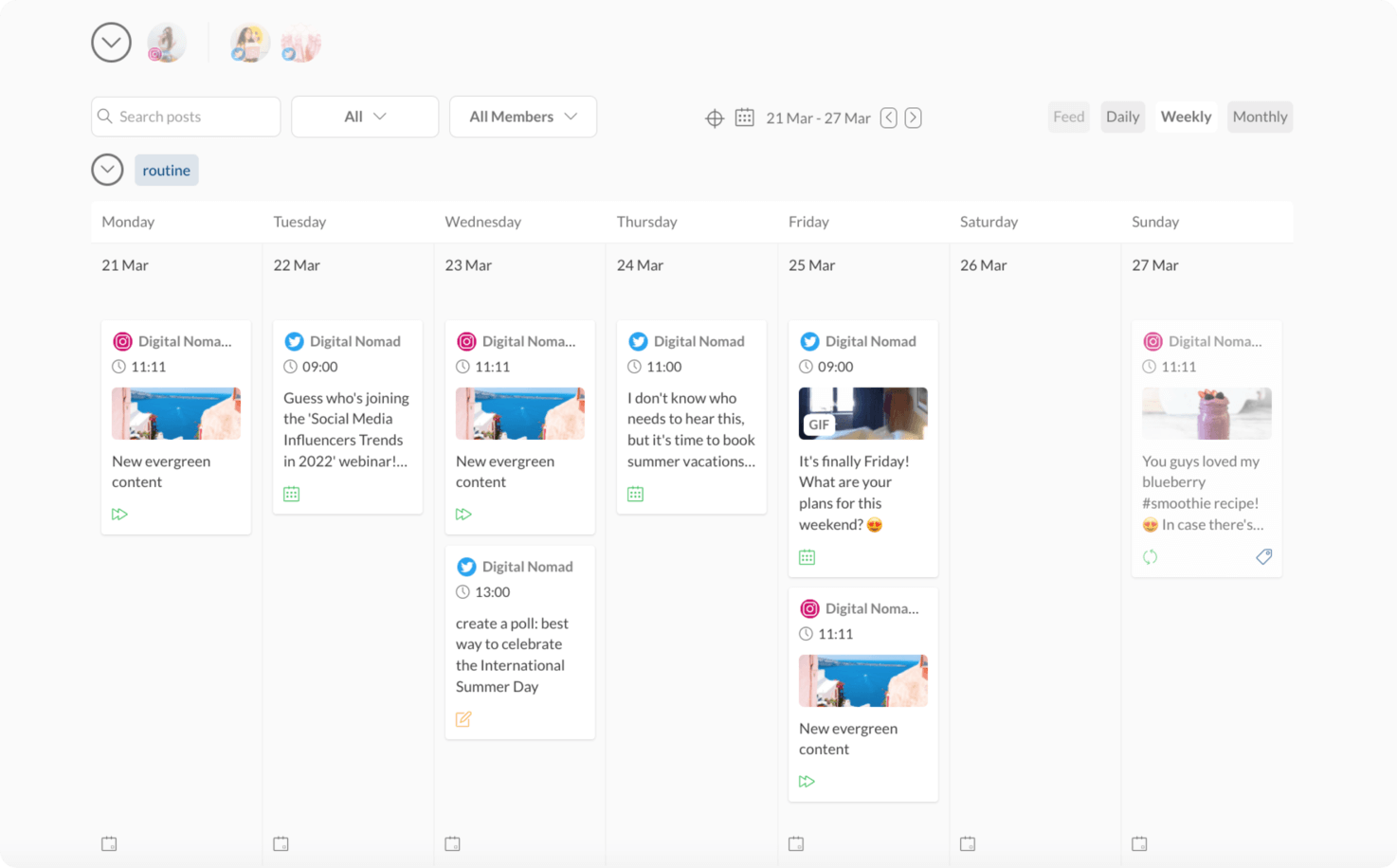 Benefits of bulk-scheduling with Publer